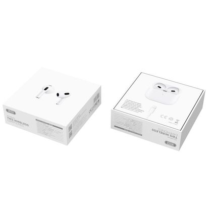 TWS наушники -XO- Q4Pods, вкладыши, микрофон,аналог AirPods 3 белый (6920680842995)