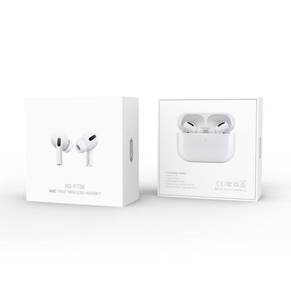 TWS наушники -XO- ET32, внутриканальные, шумоподавление, микрофон,аналог AirPods Pro белый (6920680837946)