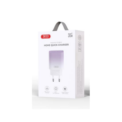 СЗУ -XO- PD30W 3А 1xType-C (CE18, фиолетовый)