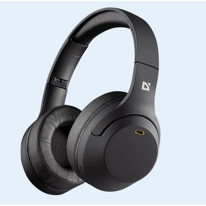 Беспроводные наушники Defender FreeMotion B690, Bluetooth, Type-C, микрофон, полноразмерные, черный (63690)