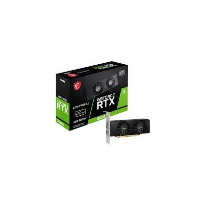Видеокарта MSI RTX3050 LP 6G OC NVIDIA GeForce RTX 3050 6Gb 128bit PCI-E 4.0 GDDR6  HDMIx2 DPx1