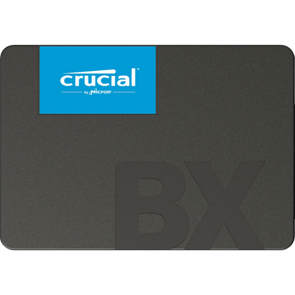Твердотельный накопитель SSD Crucial  BX500, 500GB, 2.5" 7mm, SATA3, 3D TLC, R/ W 550/ 500MB/ s, IOPs 95 000/ 61 000, TBW 120, DWPD 0.2 (12 мес.)