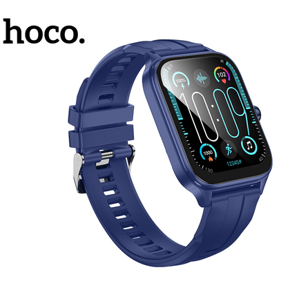 Умные часы HOCO Y27 Smart sports, Серый, силиконовый, (поддержка звонков)