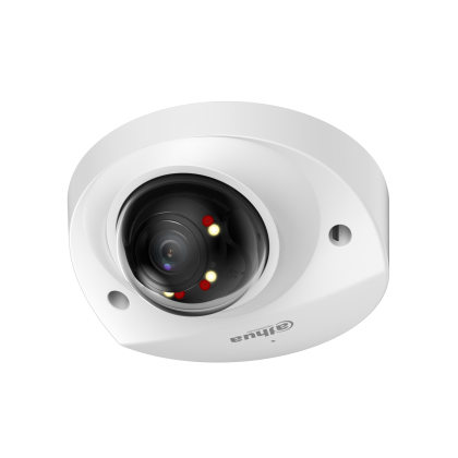 Видеокамера IP 2 Mp уличная Dahua купольная, f: 3.6 мм, 1920*1080, ИК: 30 м, LED:30 м, антивандальная, карта до 256 Gb, микрофон (DH-IPC-HDBW2249FP-AS
