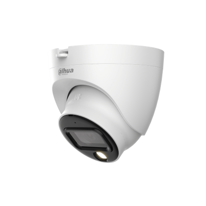 Видеокамера аналоговая 2 Mp уличная Dahua купольная, f: 2.8 мм, 1920*1080, LED:20 м, микрофон (DH-HAC-HDW1239TLQP-A-LED-0280B-S3)
