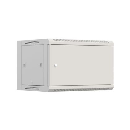 Шкаф настенный телекоммуникационный 19" 09U, Ш600*В500*Г450, передняя дверь - металл, серый (NTSS-W9U6045FD)