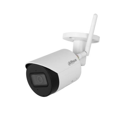 Видеокамера IP 4 Mp уличная Dahua цилиндрическая, f: 2.8 мм, 2560*1440, ИК: 30 м, карта до 256 Gb, Wifi, микрофон (DH-IPC-HFW1430DSP-SAW-0280B)