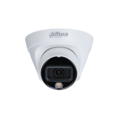 Видеокамера IP 2 Mp уличная Dahua купольная, f: 2.8 мм, 1920*1080, ИК: 10 м, LED:15 м, карта до 256 Gb (DH-IPC-HDW1239T1P-LED-0280B-S6)
