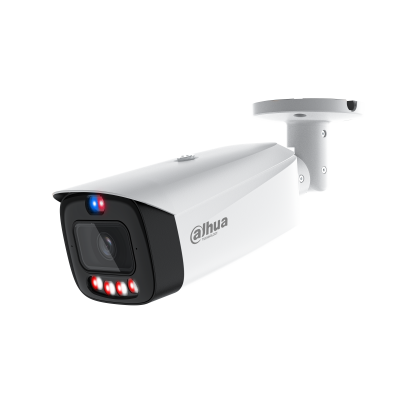 Видеокамера IP 8 Mp уличная Dahua цилиндрическая, f: 2.8 мм, 3840*2160, ИК: 50 м, LED:50 м, карта до 512 Gb, микрофон (DH-IPC-HFW3849T1P-AS-PV-0280B-P