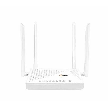 Оптический сетевой клиент (ONU) XPON C-Data FD514GD-X (1x1Gbit PON SC/ UPC, 4x1Gbit RJ45, WiFi2.4+5 ГГц, пластиковый корпус, БП 12В DC, 1A)