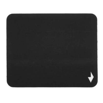 Коврик для мыши Gembird MP-BLACK-S офисный, резина+ткань, 220х180 мм (MP-BLACK-S)