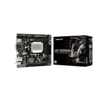 Материнская плата Biostar BGA1090: J4125NHU [SoC , 2*DDR4, 1*PCI Ex1, 2*SATA3, 1*M.2, 2хUSB 2.0, 2*USB 3.2, HDMI, D-Sub, Mini-ITX]