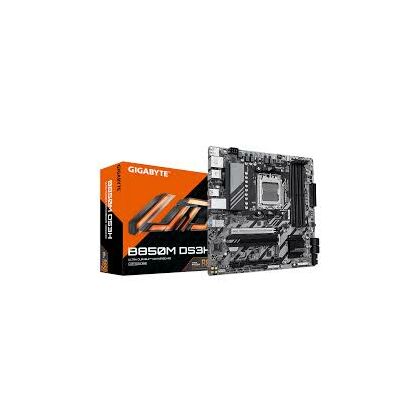 Материнская плата Gigabyte AM5: B850M DS3H  [B850, 4хDDR5, 2хPCIe16, 4хSATA3, 2хМ2, 4xUSB 3, 4xUSB 2.0, 2хDP, HDMI, Micro-ATX ]