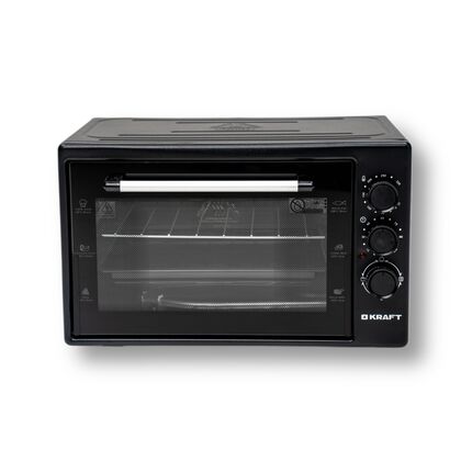 Мини печь Kraft KF-MO 3200 BL черный (1500 Вт, объем - 32 л, управление: механическое)