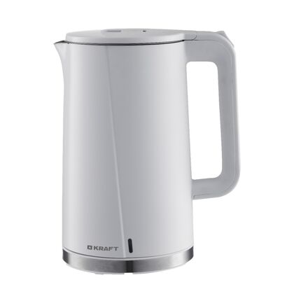 Чайник электрический Kraft KF-KPS1765W белый (2200 Вт, объем - 1.7 л, корпус: Пластик /   нержавеющая сталь)