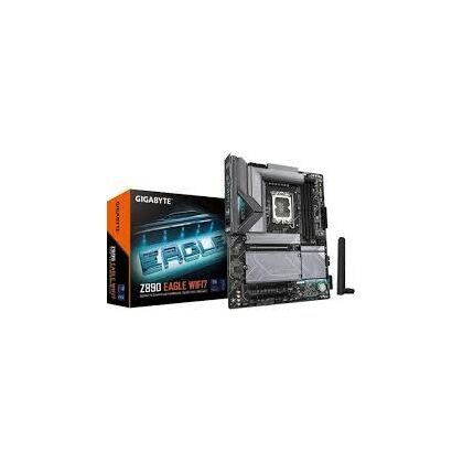 Материнская плата Gigabyte LGA 1851:Z890 EAGLE WIFI7 [Z890, 4хDDR5, 3хPCIEx16, 4хSata3, 4хM.2, 4хUSB 2, 5хUSB3, DP, USB Type-C, Standard-ATX]
