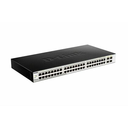 Управляемый коммутатор 52 порта D-Link DGS-1210-52/ ME (48х1Гбит/ с, 4хSFP) 2 уровня