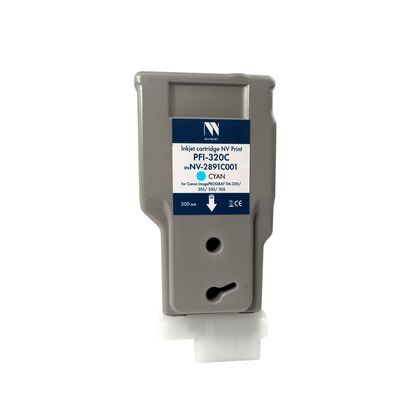 Картридж Canon PFI-320C Cyan NV Print 300 мл (imagePROGRAF TM-200/ TM-205/ TM-300/ TM-305)