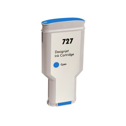 Картридж HP DJ F9J76A  (№727) Cyan 300мл. NV Print (DJ T1500/ T1530/ T2500/ T2530/ T920/ T930)