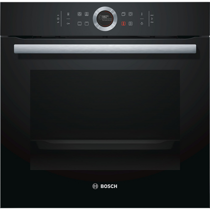 Встраиваемый электрический духовой шкаф Bosch HBG634BB1 черный (объем - 71 л, t -300°)