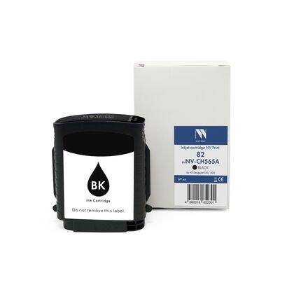 Картридж HP DJ CH565A №82 Black 69 мл NV Print (DJ 500/ 510/ 800/ 815/ 820)