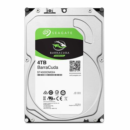 Жесткий диск HDD 3.5" SATA: 4000 Гб Seagate Barracuda [5400 rpm, 256 Мб, Sata 3 (6 Gbit/ s)] ST4000DM004-FR