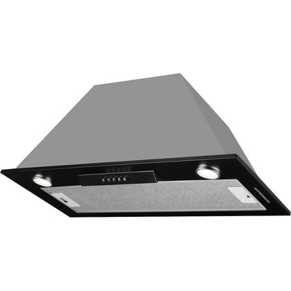 Вытяжка встраиваемая Kuppersberg INLINEA 70 BX серебристый/ черный (1300 м³/ ч, потребляемая мощность - 140 Вт)