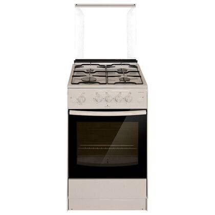 Плита комбинированная DARINA 1B GM 341 107 W белый/ черный (конфорок - 4, духовка механическая, решетки сталь)