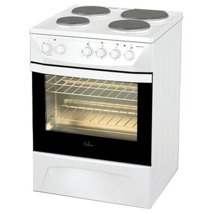 Плита газовая DARINA 1D GM 141 007 W белый/ черный (конфорок - 4, решетки сталь)