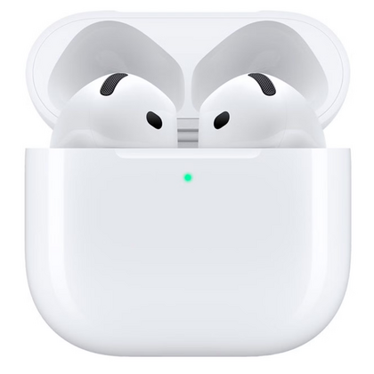 TWS наушники Apple AirPods 4, вкладыши, микрофон,белый (MXP63)