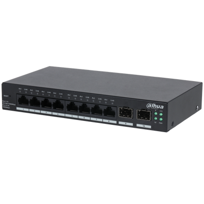 Управляемый коммутатор 10 портов Dahua DH-CS4210-8GT (8х1Гбит/ с, 2хSFP) 2 уровня