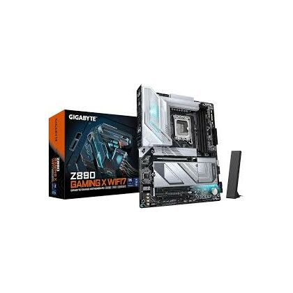 Материнская плата Gigabyte LGA 1851:Z890 GAMING X WIFI7 1.1  [Z890, 4хDDR5, 1хPCIEx16, 4хSata3, 4хM.2, 4хUSB 2, 4хUSB3, DP, Standard-ATX]