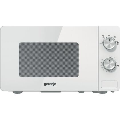 Микроволновая печь с грилем Gorenje MO20E1W2 белый (800 Вт, объем - 20 л, управление: механическое)