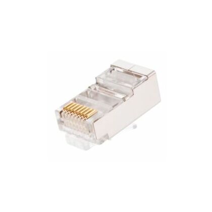 Коннектор RJ-45 Cat5e 50 микрон, экранированный, Nikomax (NMC-RJ88RZ50SD1-100) упаковка 100 шт