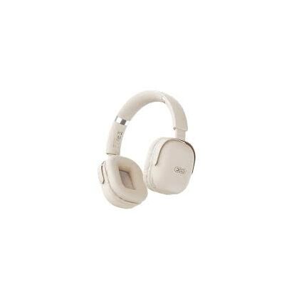 Беспроводные наушники -XO- BE42 Scarlet, Bluetooth, микрофон, накладные, бежевый (6920680856527)