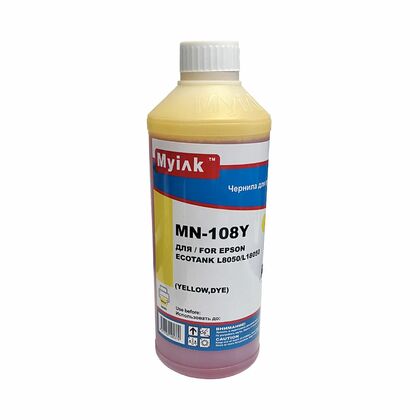 Чернила Epson EcoTank 108 (L8050/ L18053) Yellow 1л. MyInk