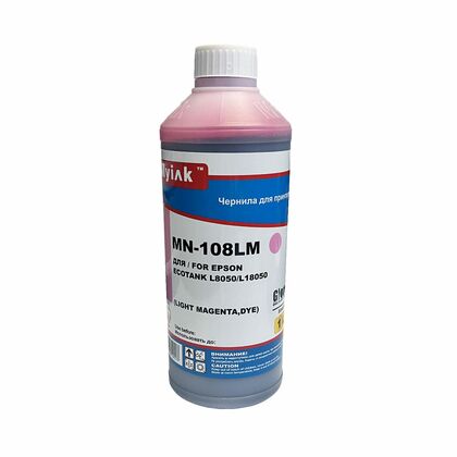 Чернила Epson EcoTank 108 (L8050/ L18055) Light Magenta 1л. MyInk