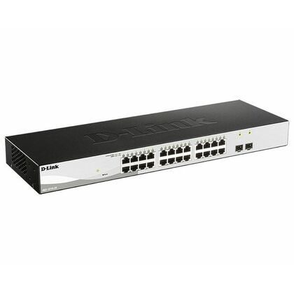 Управляемый коммутатор 26 портов D-Link DGS-1210-26/ FL2A (24х1Гбит/ с, 2хSFP) 2 уровня