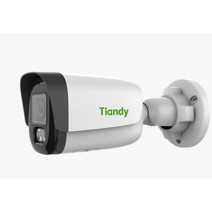 Видеокамера IP 4 Mp уличная Tiandy цилиндрическая, f: 2.8 мм, 2592*1520, LED:15 м, карта до 512 Gb, микрофон (TC-C34WP Spec:W/ E/ Y/ 2.8mm/ V4.0)
