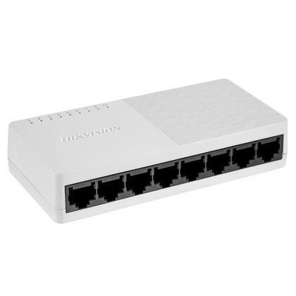 Неуправляемый коммутатор 08 портов Hikvision DS-3E0508D-O ( 8x1Гбит/ с) корпус - пластик