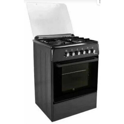 Плита комбинированная IDEAL L 305 черный ГК (ГК конфорок, конфорок - 3+1, духовка электро, сталь)