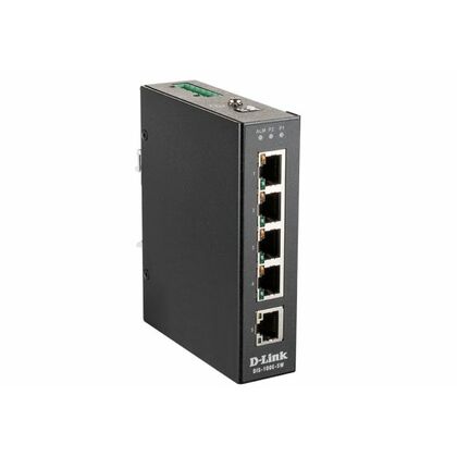 Неуправляемый коммутатор 05 портов D-Link DIS-100E-5W/ A1A ( 5x100Мбит/ с) корпус - металл