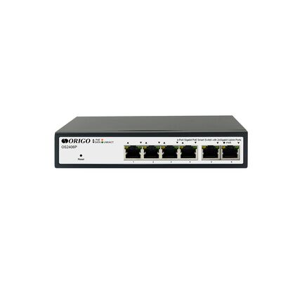 Управляемый PoE-коммутатор 06 портов D-Link OS2406P/ 60W/ A1A (6х1Гбит/ с, 4хPoE, PoE‑бюджет 60 Вт) 2 уровня