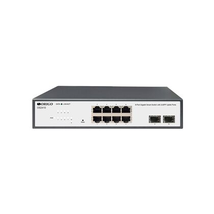 Управляемый коммутатор 10 портов Origo OS2410/ A1A (8х1Гбит/ с, 2хSFP) 2 уровня