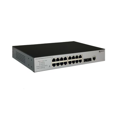 Управляемый коммутатор 18 портов Origo OS3118/ A2A (16х1Гбит/ с, 2хSFP) 2 уровня