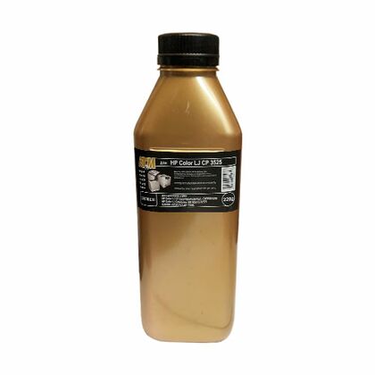 Тонер HP LJ CP 3525/ 3530/ 4025/ 4525/ CM4540/ M551 Black 220г. фл. Gold ATM Mitsubishi