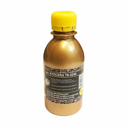 Тонер Kyocera TK-5220Y/ TK-5230Y/ TK-5240Y/ TK-8335Y/ TK-8345Y/ TK-8515Y/ TK-8525Y Yellow 50г. фл. Gold ATM Mitsubishi