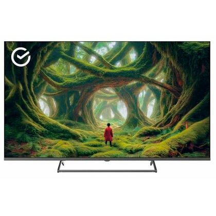 Телевизор 65" SBER SDX-65UQ5231 QLED, Салют ТВ, 4K Ultra HD, 60 Гц, HDMI х3, USB х2, серый