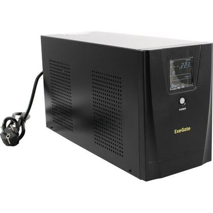 ИБП ExeGate SpecialPro Smart LLB-3000 3000ВА/ 1800Вт, 2хSchuko, 4хC13, AVR, USB, (Аккумулятор 12В/ 9Ah*4)