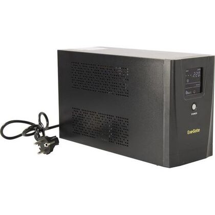 ИБП ExeGate SpecialPro Smart LLB-1200 1200ВА/ 750Вт, 2хSchuko, 3хC13, AVR, (Аккумулятор 12В/ 7,2Ah*2)